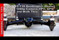 Contixo F18 RC Quadcopter (Drone) 1080P HD Live FPV Video,  Advanced GPS Assisted Hovering