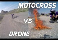 Drone FPV versus motocross