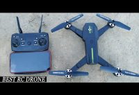 Folding RC camera Drone Unboxing Testing Transmitter or APP control WiFi FPV HD wa camera