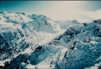 High snowy mountain FPV drone cruising and ridge dive – Rila