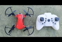 Mini Foldable Quadcopter Drone with Remote control | 360 flip Headless Mode | unboxing testing