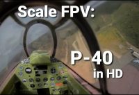 HD Scale FPV P-40 wdubbed audio Startup to Shutdown
