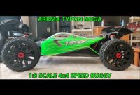 ARRMA TYPON MEGA 18th Scale Speed Buggy “FIRST RUN” Before Upgrades