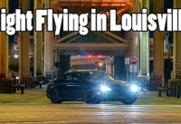 Fast Drones and Fun Cars in Louisville at Night