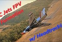RC Jet F-100 Super Sabre DJI FPV Formation