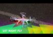 Syma Quadcopter Drone X5SW – First Night Flight (With Some Fails)