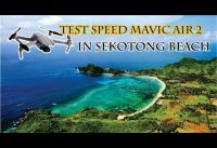 Drone Mavic air 2 test speed in elak-elak beach